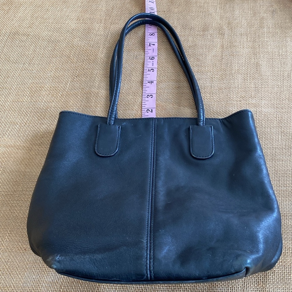 Coach Black Leather Tote Bag - Picture 14 of 15